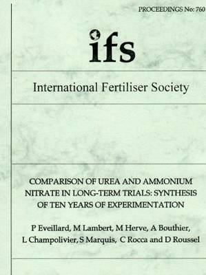 Cover of Comparison of Urea and Ammonium Nitrate in Long-Term Trials: Synthesis of Ten Years of Experimentation