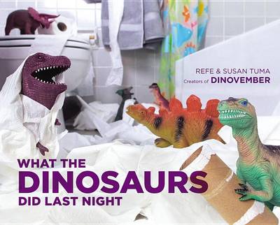 Book cover for What the Dinosaurs Did Last Night