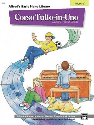 Cover of Alfred's Basic All-In-One Course [Corso Tutto-In-Uno], Bk 5