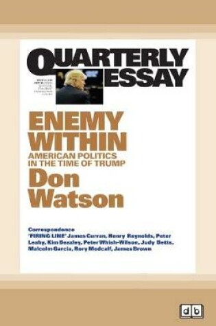 Cover of Quarterly Essay 63 Enemy Within