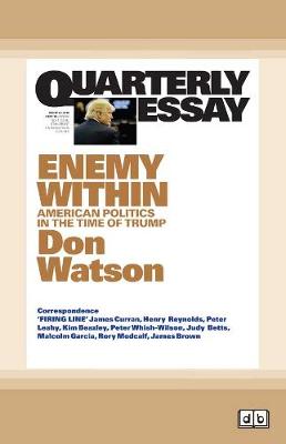 Book cover for Quarterly Essay 63 Enemy Within