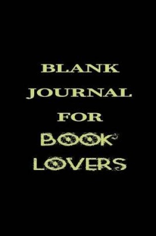 Cover of Book Journal For Book Lovers