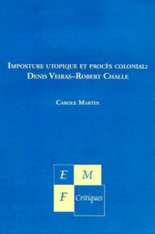 Cover of Imposture Utopique Et Proces Colonial