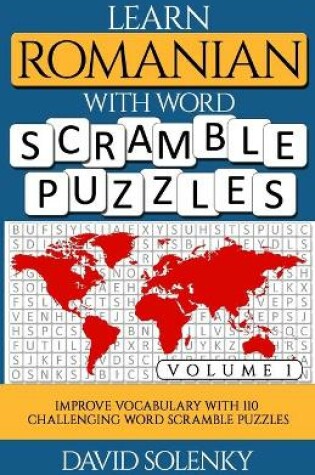 Cover of Learn Romanian with Word Scramble Puzzles Volume 1