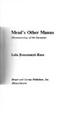 Cover of Mead's Other Manus