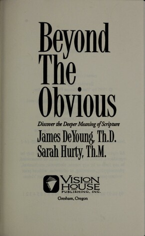 Book cover for Beyond the Obvious