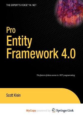 Book cover for Pro SQL Server 2008 Entity Framework