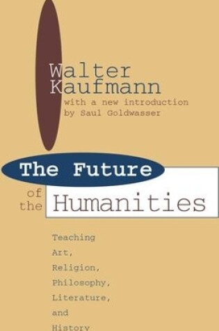 Cover of Future of the Humanities