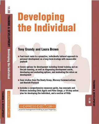 Cover of Developing the Individual