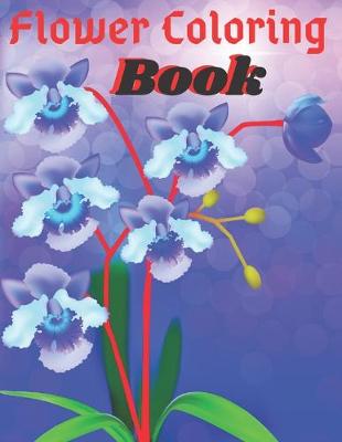 Book cover for Flower Coloring Book