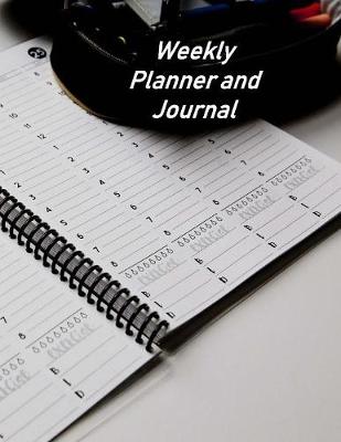Book cover for Weekly Planner and Journal