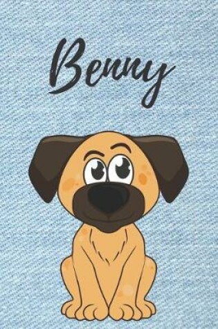 Cover of personalisiertes Geschenke Notizbuch Hunde / Malbuch / Kritzelbuch / Tagebuch / Journal / DIN A5 / Geschenk Benny