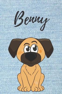 Book cover for personalisiertes Geschenke Notizbuch Hunde / Malbuch / Kritzelbuch / Tagebuch / Journal / DIN A5 / Geschenk Benny