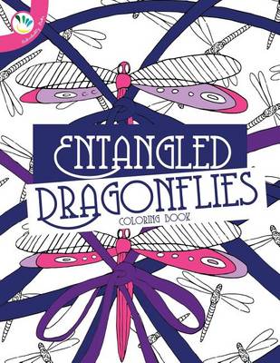 Book cover for Entangled Dragonflies Coloring Book