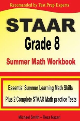 Cover of STAAR Grade 8 Summer Math Workbook