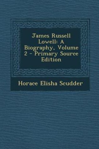 Cover of James Russell Lowell