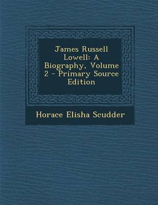 Book cover for James Russell Lowell