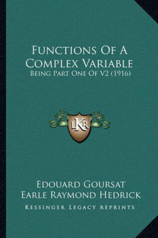 Cover of Functions of a Complex Variable Functions of a Complex Variable