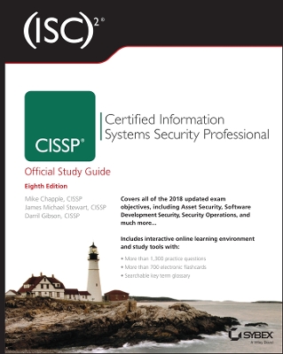 Book cover for (ISC)² CISSP Certified Information Systems Security Professional Official Study Guide, Eighth  Edition