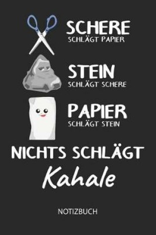 Cover of Nichts schlagt - Kahale - Notizbuch