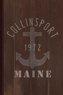 Book cover for Collinsport Maine Vintage Journal Notebook