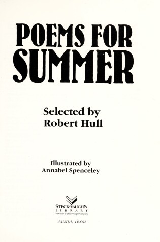 Cover of Poems for Summer