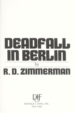 Cover of Deadfall in Berlin