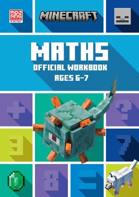 Book cover for Minecraft Maths Ages 6-7