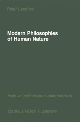 Cover of Modern Philosophies of Human Nature