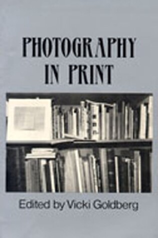 Cover of Photography in Print