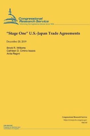 Cover of "Stage One" U.S.-Japan trade Agreements