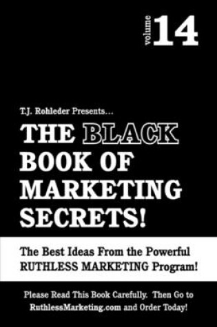 Cover of The Black Book of Marketing Secrets, Vol. 14