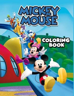 Book cover for Mickey Mouse Coloring Book