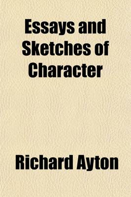 Book cover for Essays and Sketches of Character