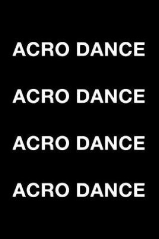 Cover of Acro Dance Acro Dance