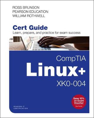 Book cover for CompTIA Linux+ XK0-004 Cert Guide