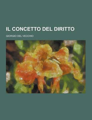 Book cover for Il Concetto del Diritto