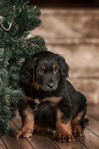 Cover of An Adorable Brown and Black Hovawart Puppy Dog Journal