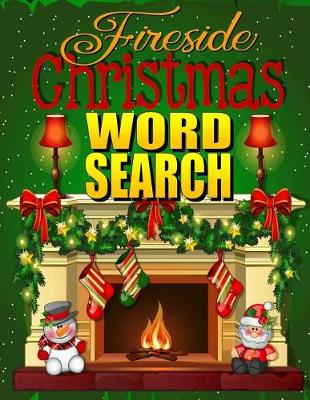 Book cover for Fireside Christmas Word Search