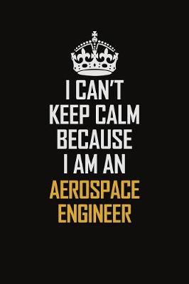 Book cover for I Can't Keep Calm Because I Am An aerospace engineer