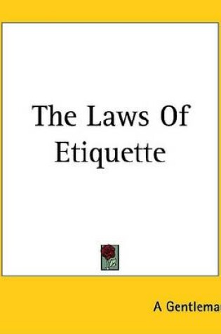 Cover of The Laws of Etiquette