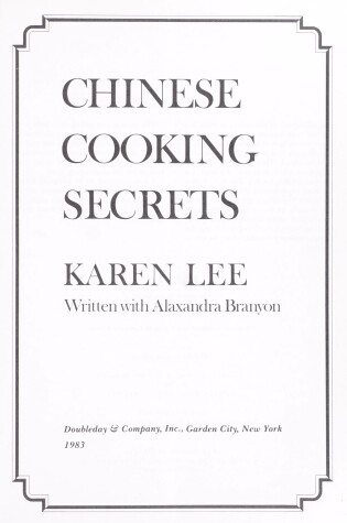 Cover of Chinese Cooking Secrets