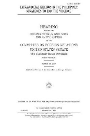 Cover of Extrajudicial killings in the Philippines