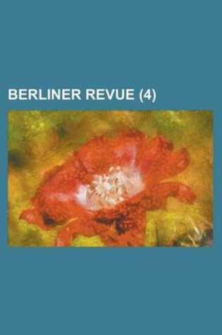Cover of Berliner Revue (4)