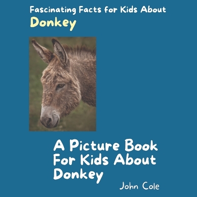 Book cover for A Picture Book for Kids About Donkey