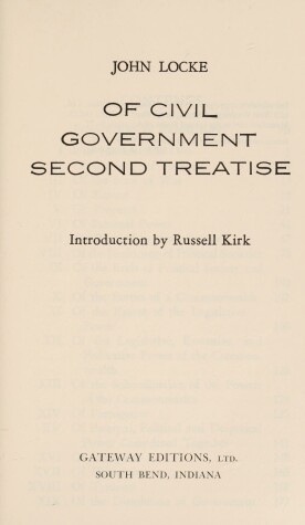 Book cover for Of Civil Government, 2nd Essay