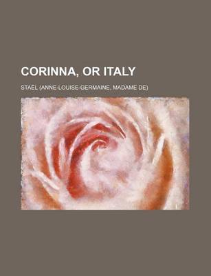 Book cover for Corinna, or Italy