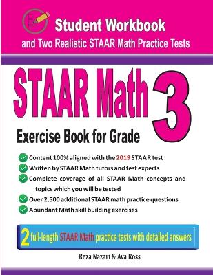 Book cover for STAAR Math Exercise Book for Grade 3