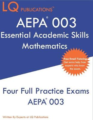 Book cover for AEPA 003 Essential Academic Skills Mathematics