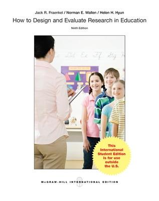 Book cover for How to Design and Evaluate Research in Education